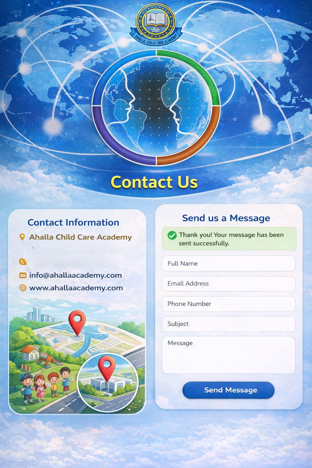 Contact Ahalla Child Care Academy